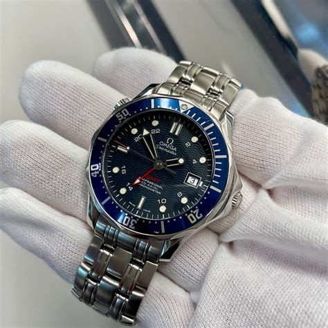 omega seamaster 41mm blue|Omega Seamaster 41mm automatic.